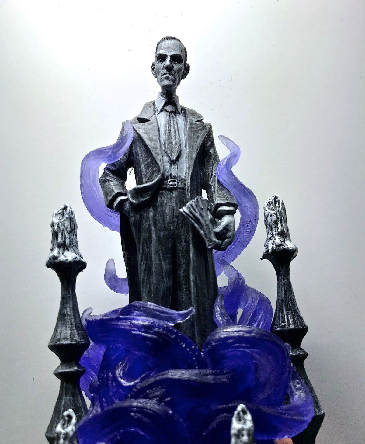 H.P. Lovecraft Statue, designed with Abigail Larson