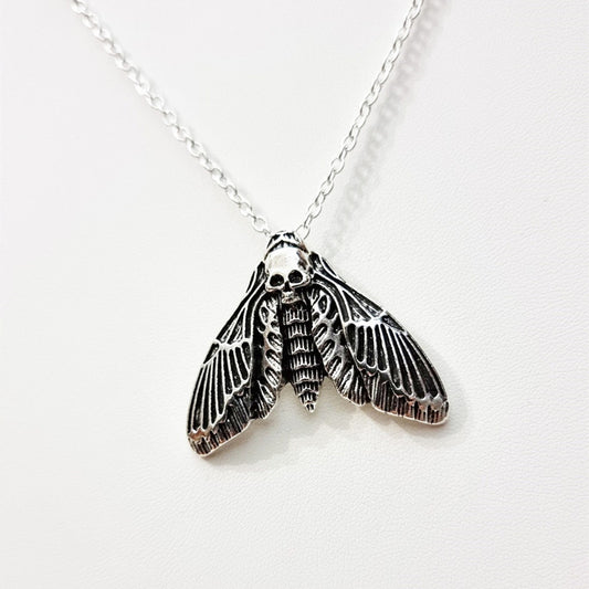 Deathmoth Pendant Necklace - Shadow Threadz Crypt