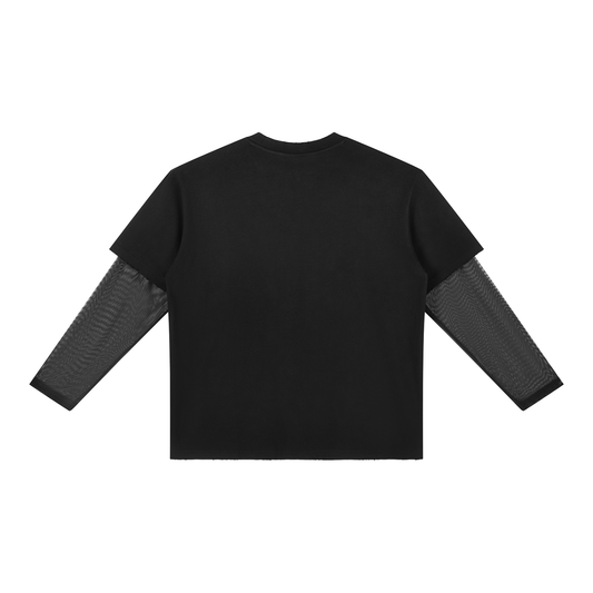 Ghost Hunting Layered Mesh Tee