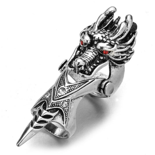 Dragonâs Talon Knuckle Ring - Shadow Threadz Crypt