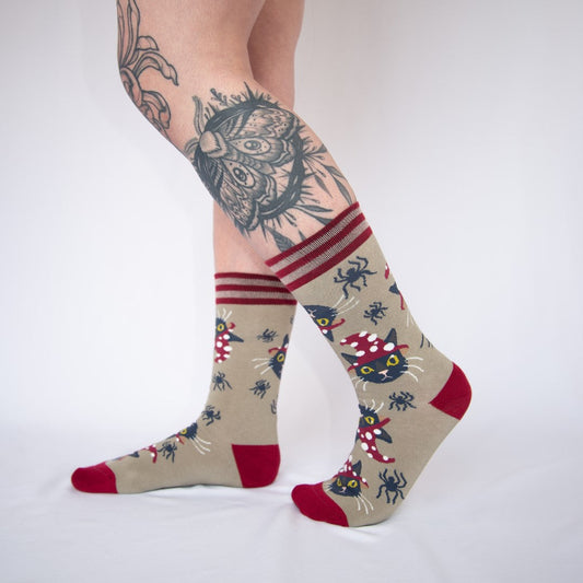 PREORDER Halloween Kitties Crew Sock Pack | 2 Designs