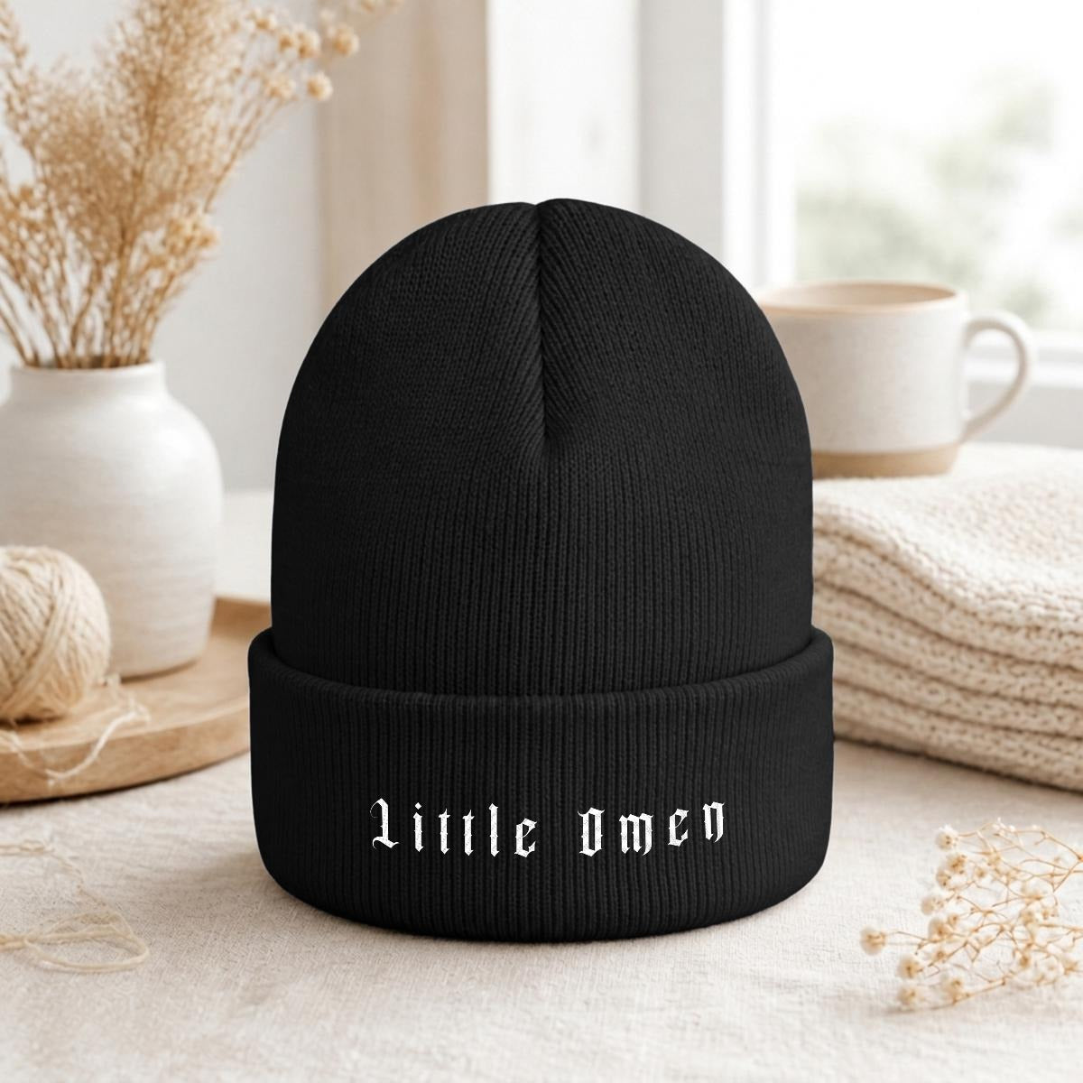 Little Omen Embroidered Beanie
