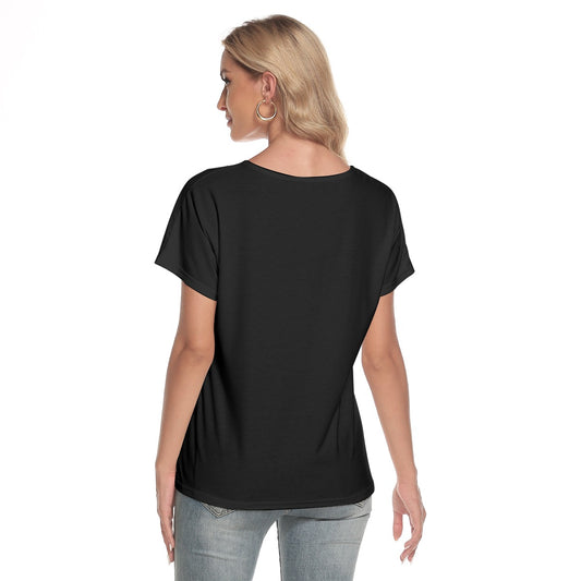 Little But Fierce V-Neck Play Tee - Shadow Threadz Crypt