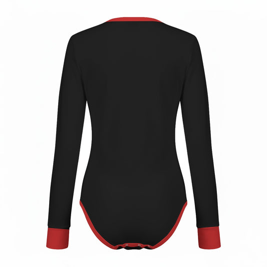 I Heart Daddy Long Sleeve CuddleSuit - Shadow Threadz Crypt