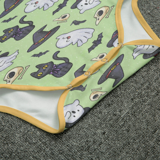 Spooky Paws Short Sleeve CuddleSuit - Shadow Threadz Crypt