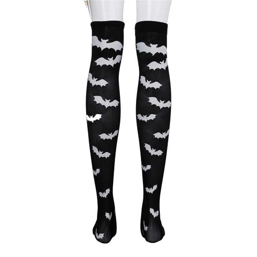 Midnight Bat Flight Stockings - Shadow Threadz Crypt