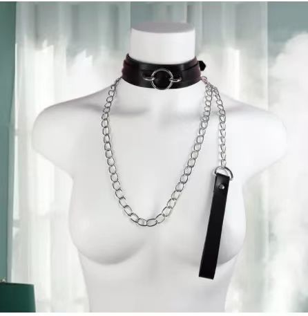 Shadow Bound Collar & Leash - Shadow Threadz Crypt