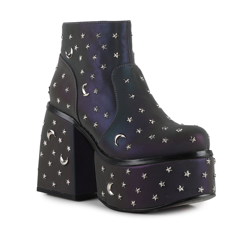Midnight Constellation Platform Boots
