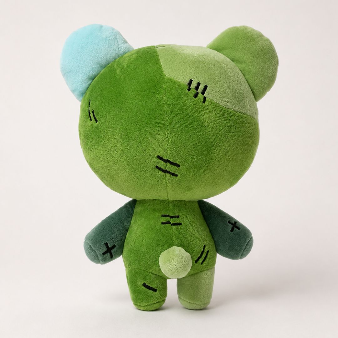 Buttoneyes the Zombie Bear Plushie (Ships early October)