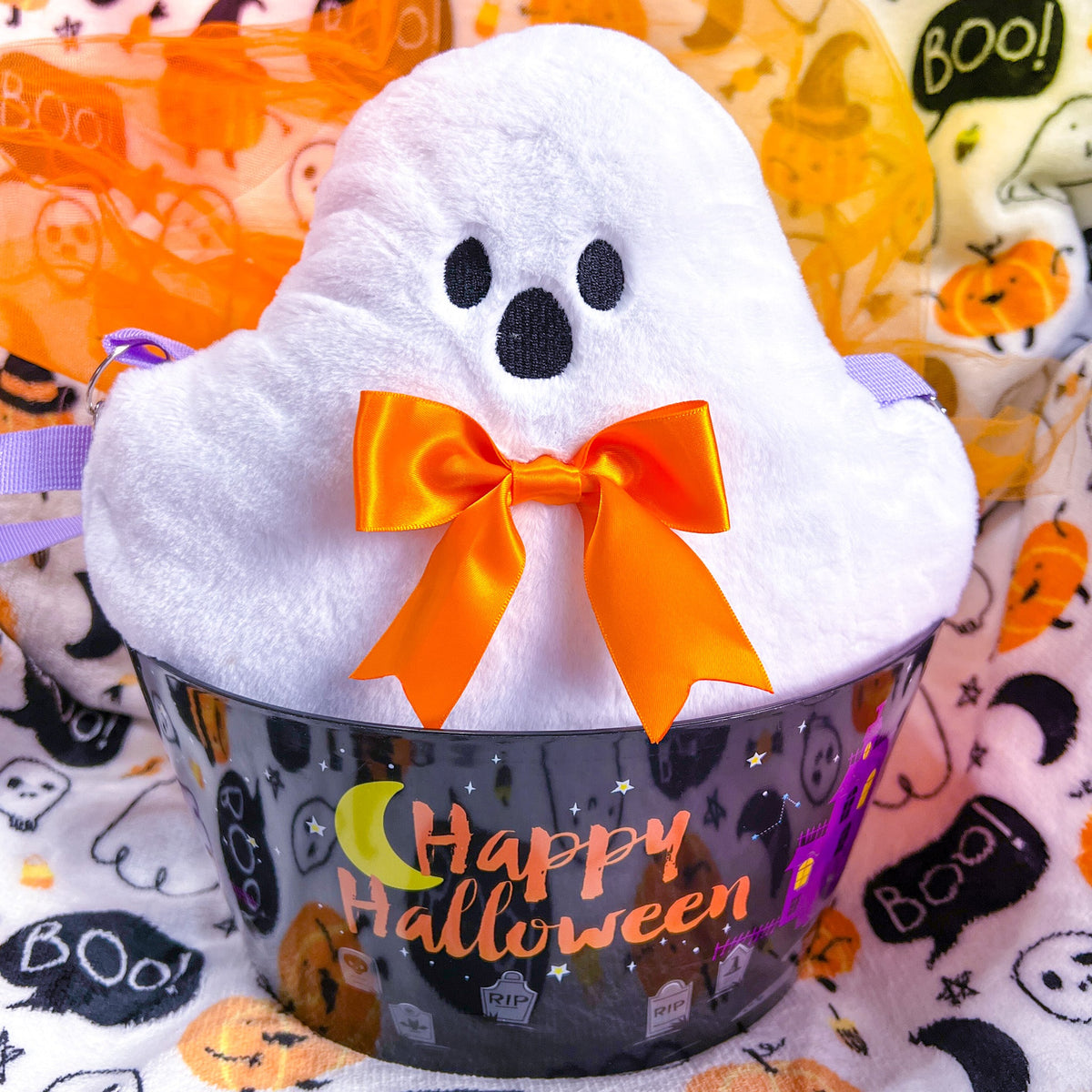 Fluffy Phantom Plush Purse - Shadow Threadz Crypt
