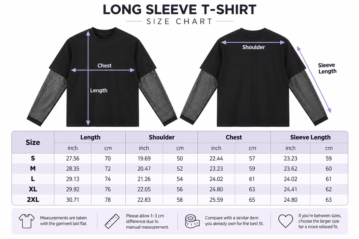 Spooky Babe Layered Mesh Tee