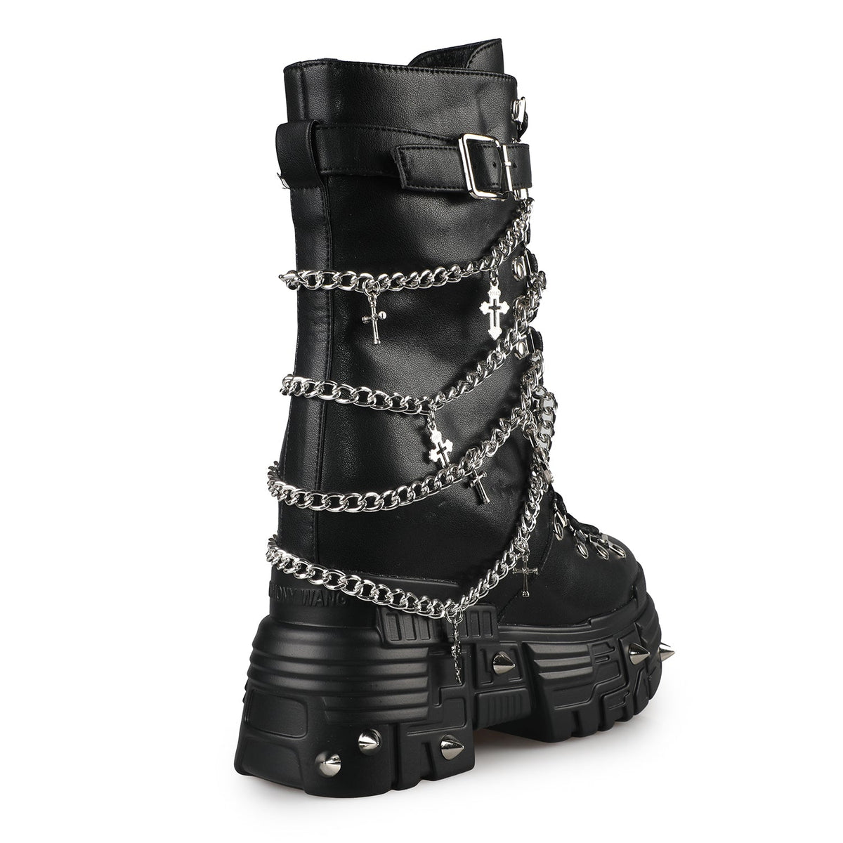 Chained to the Underground Combat Boots