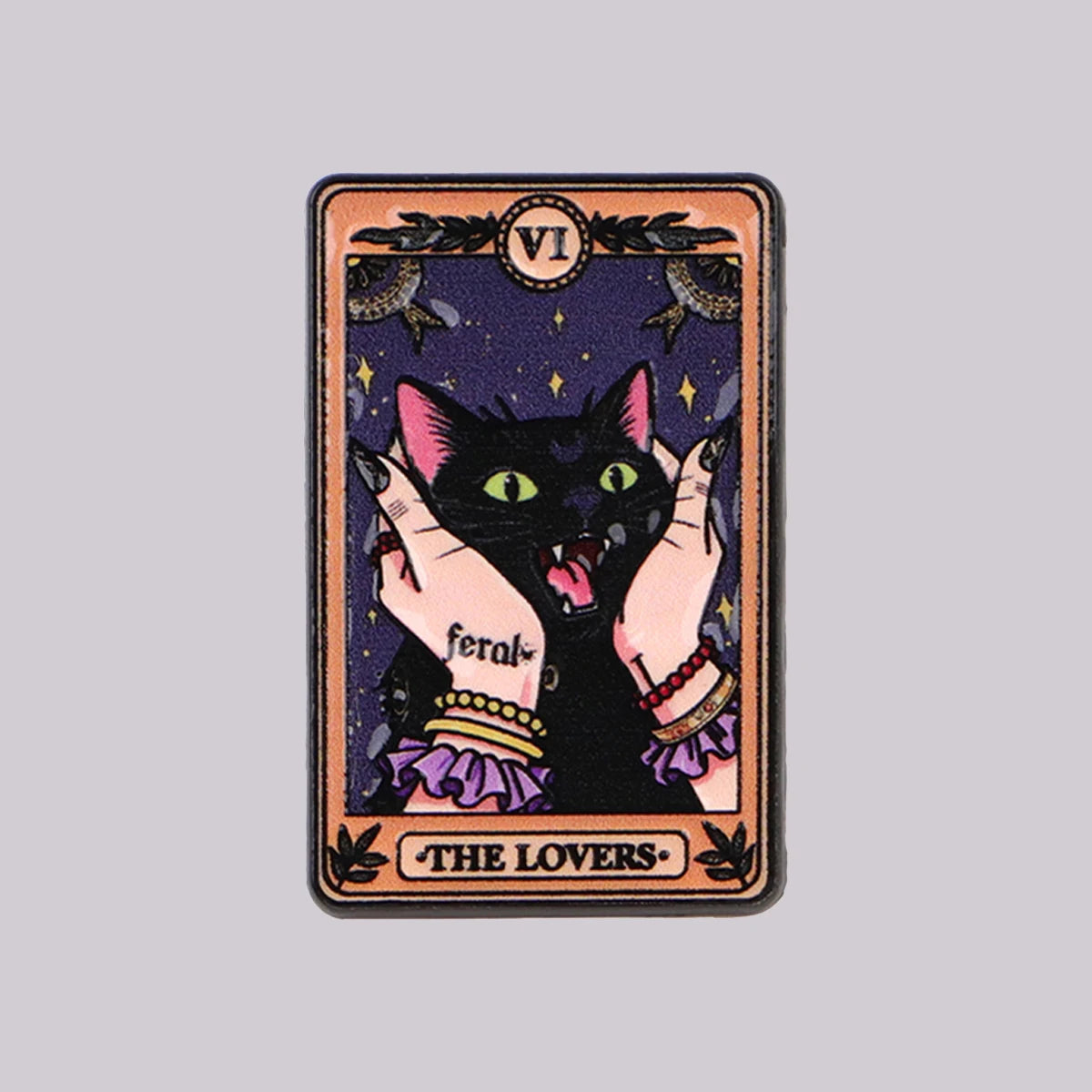 Feral Lovers Tarot Pin