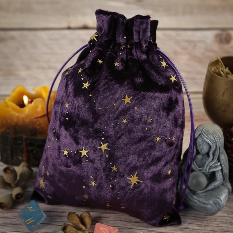 Celestial Velvet Tarot Pouch