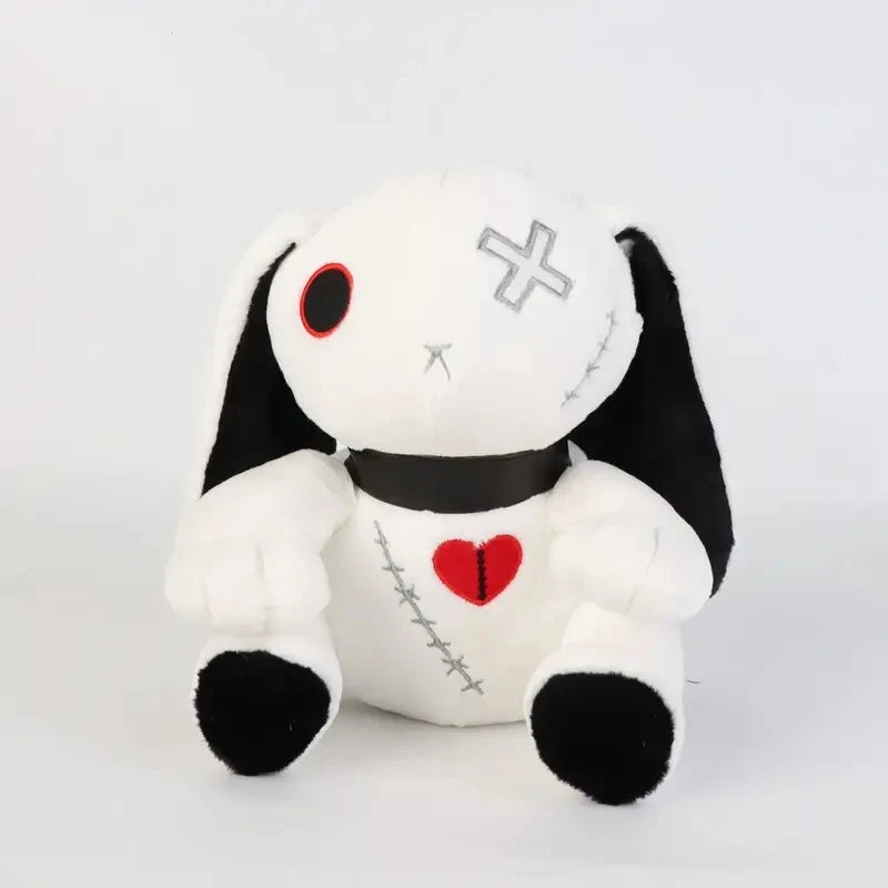 Creepy Goth Bunny Plush - Shadow Threadz Crypt