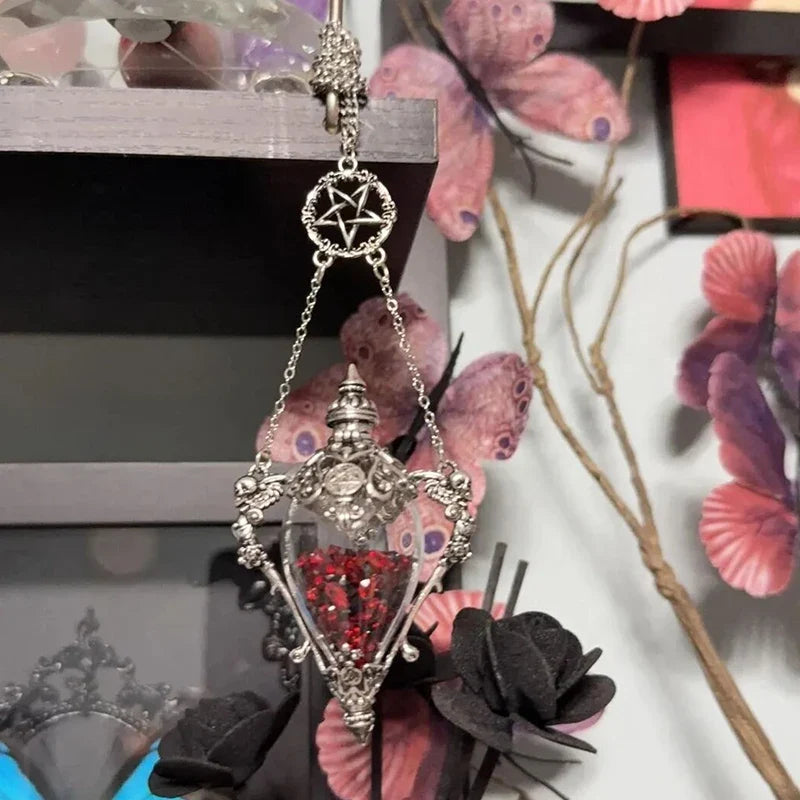 Arcane Apothecary Glass Potion Bottle Necklace