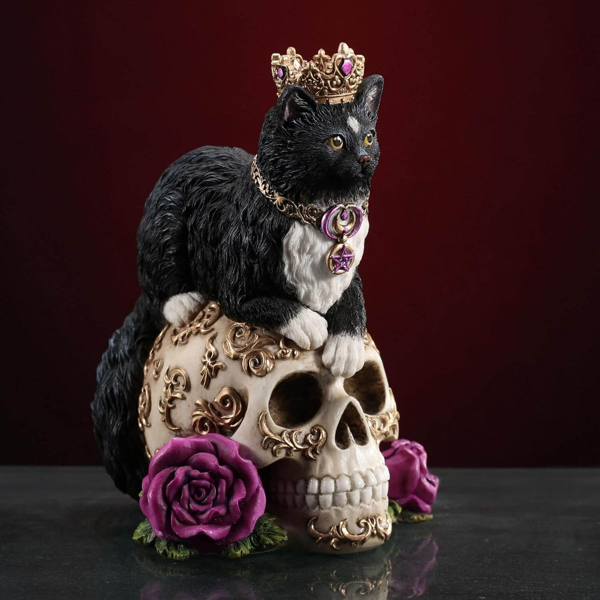 Dark Treasures Cat Figurine