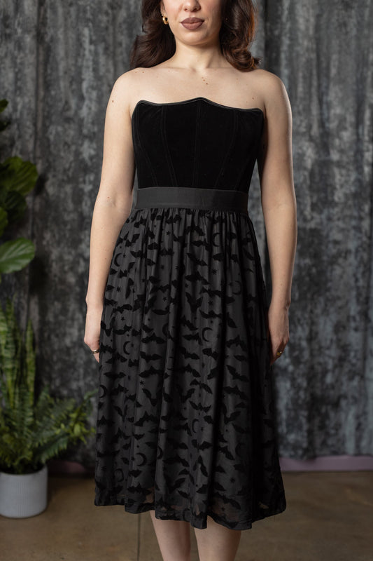 The DRAVEN Skirt - Velvet Spider Bat Full SKIRT