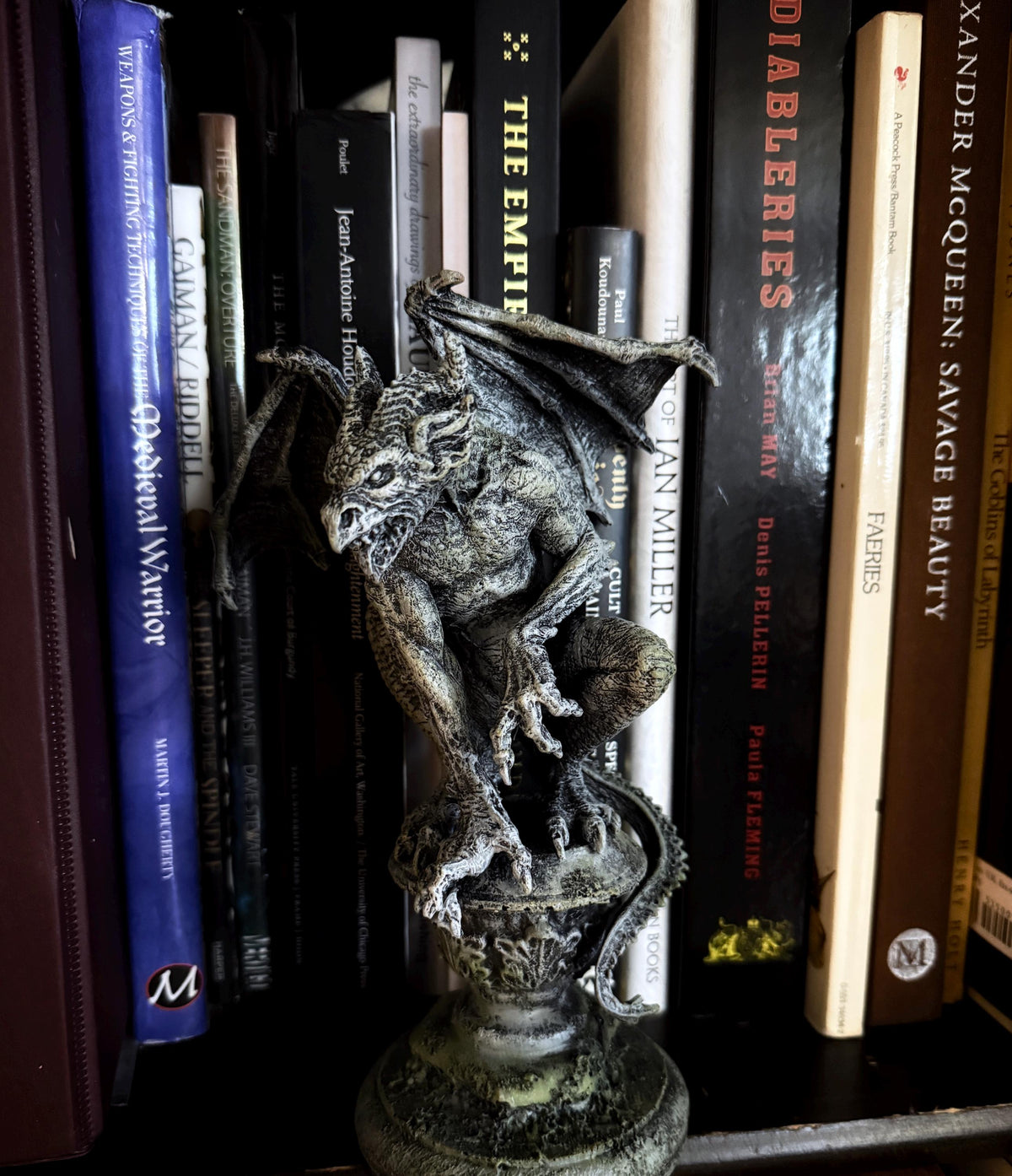 Gargoyle Statue, Hand Painted Resin | Legendary Medieval