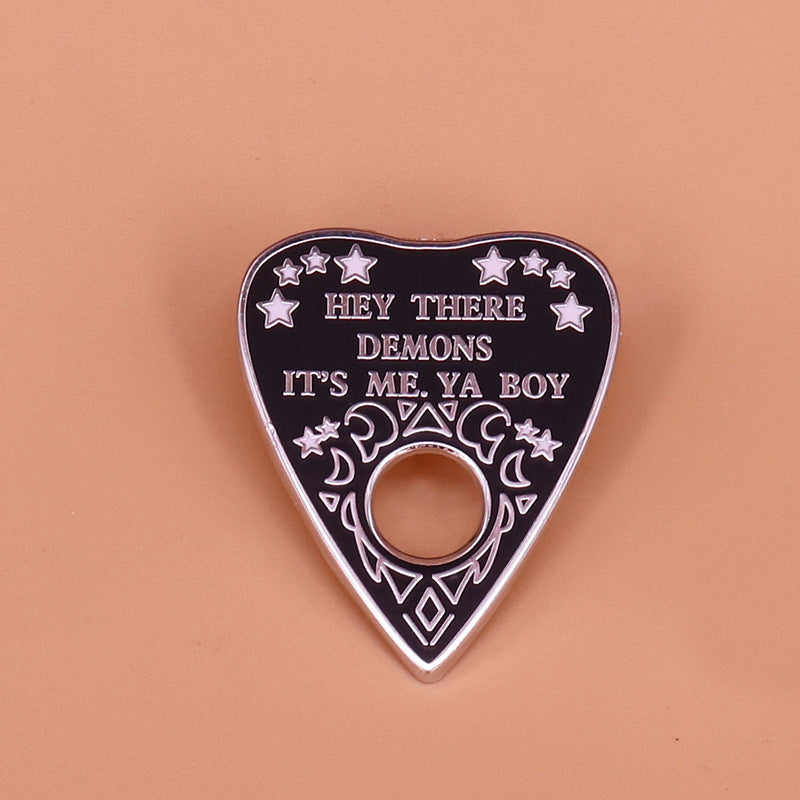 Shadow Speak Planchette Pin - Shadow Threadz Crypt