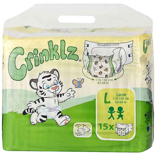 Crinklz Original Printed Adult Diapers - Shadow Threadz Crypt