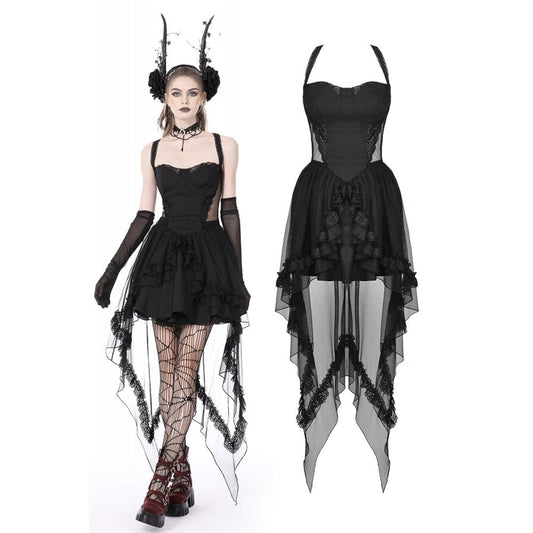 Last Light Swallowtail Halter Gown