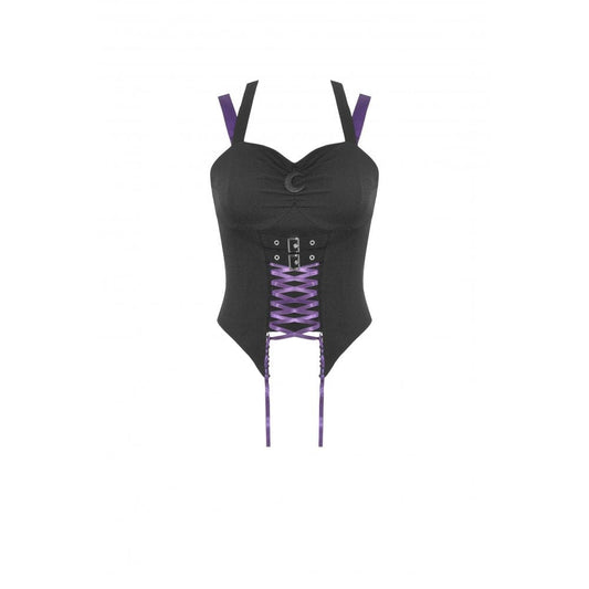 Broken Halo Strappy Buckle Bustier detail view 6