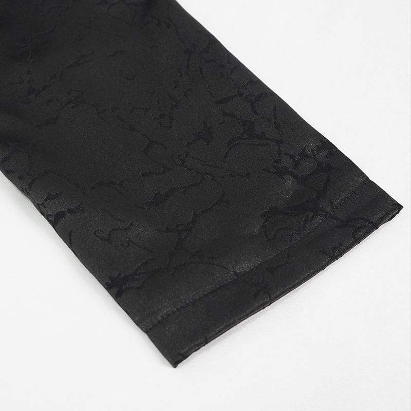 Midnight Versailles Floral Tailcoat detail view