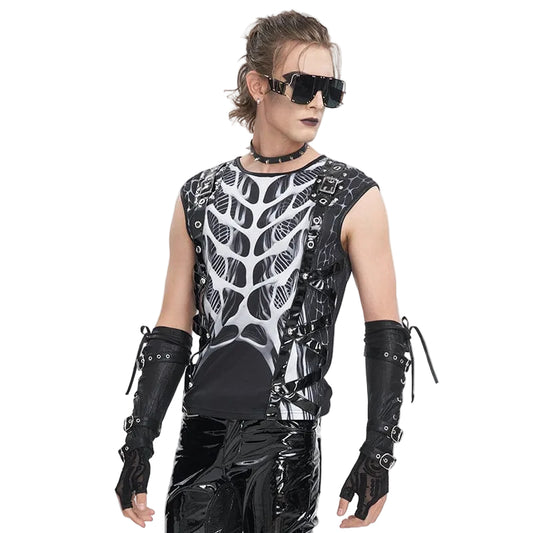 Bonecage Patent Strap Tank