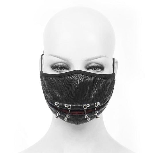 Blackout Rivet Face Mask detail view