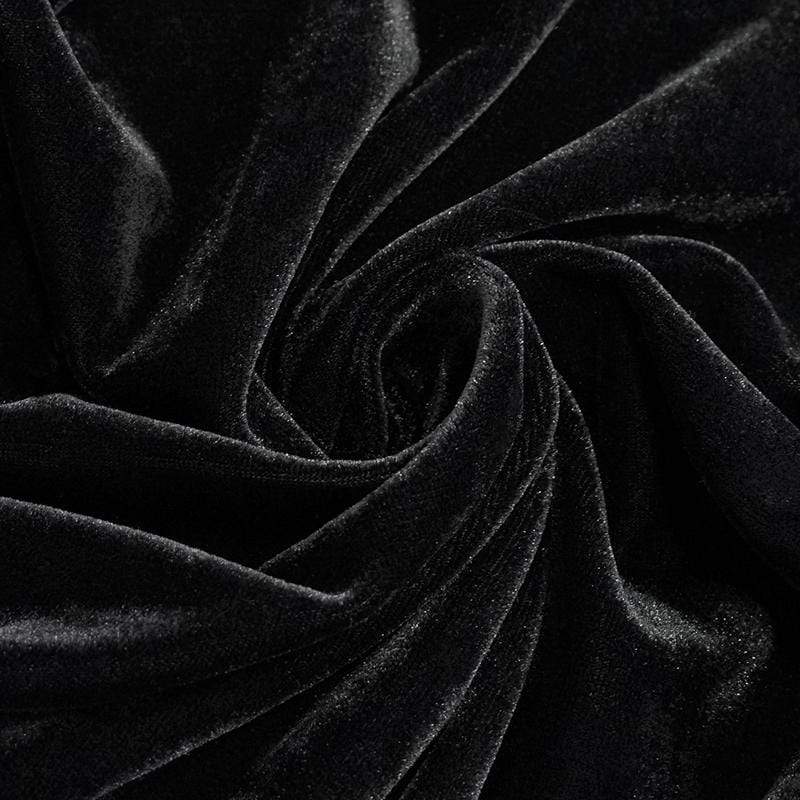 Black Orchid Embroidered Gown