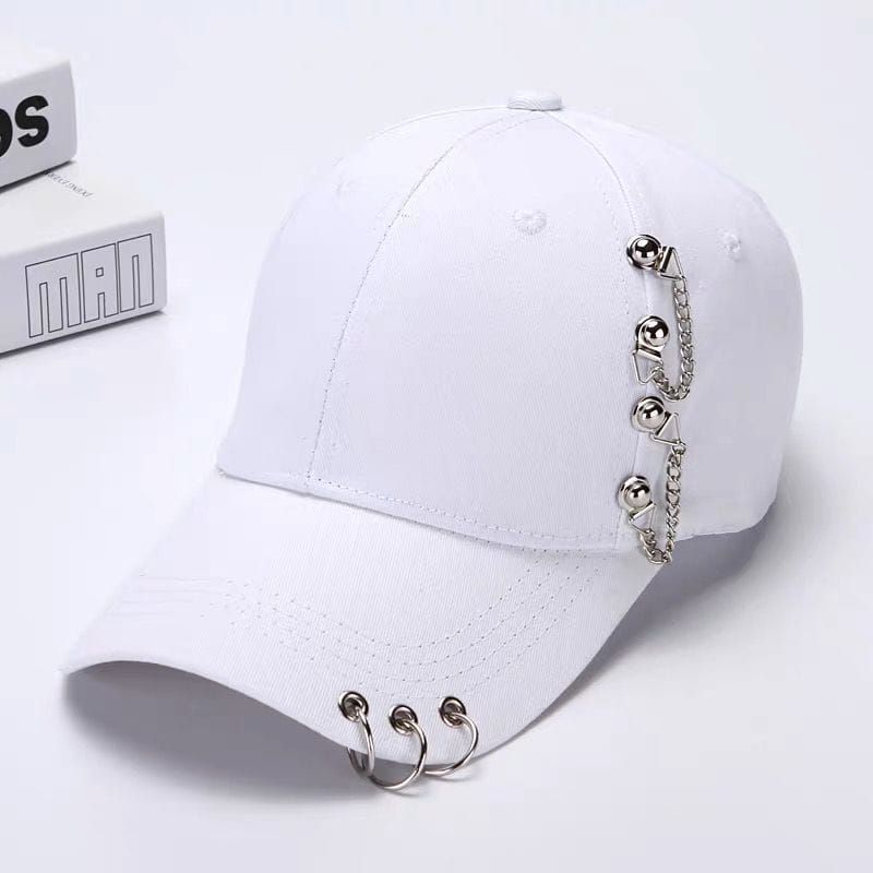 Pierced & Chained Punk Cap