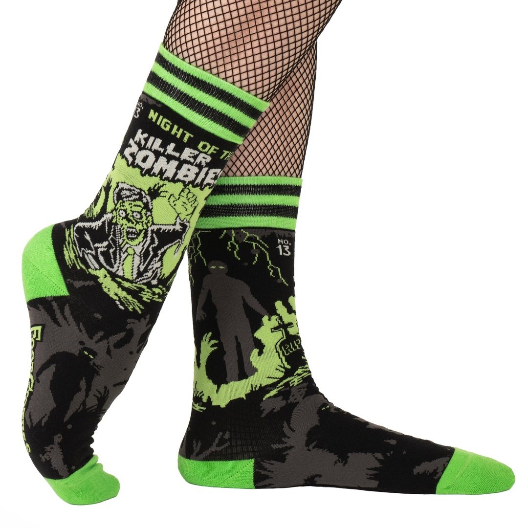 Retro Horror Crew Sock Pack | 4 Designs