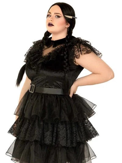 Plus Size 3pc Raving Rebel Costume