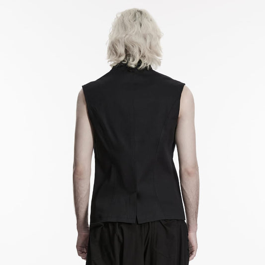 Dead Signal Skull Zip Vest detail view