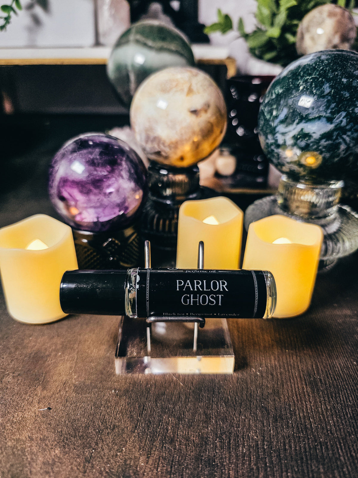 Parlor Ghost (Bergamot, Black Tea, Lavender) Seance Rollerball Oil Perfume