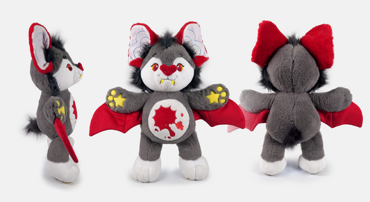 Bites-a-Lot Bat Plushie - Shadow Threadz Crypt