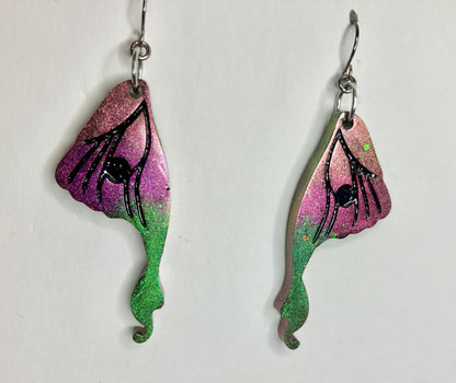 Resin Butterfly & Moth Wing Jewelry: Earrings & Necklaces