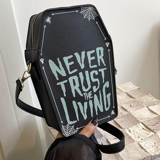 Never Trust the Living – Graffiti Mini Bag - Shadow Threadz Crypt