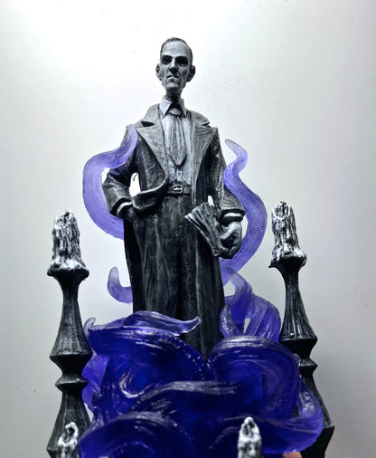 H.P. Lovecraft Statue, designed with Abigail Larson