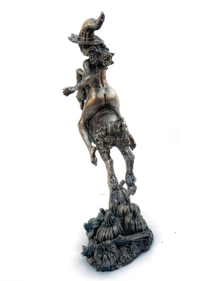 Witch’s Sabbath Goat Rider Statue