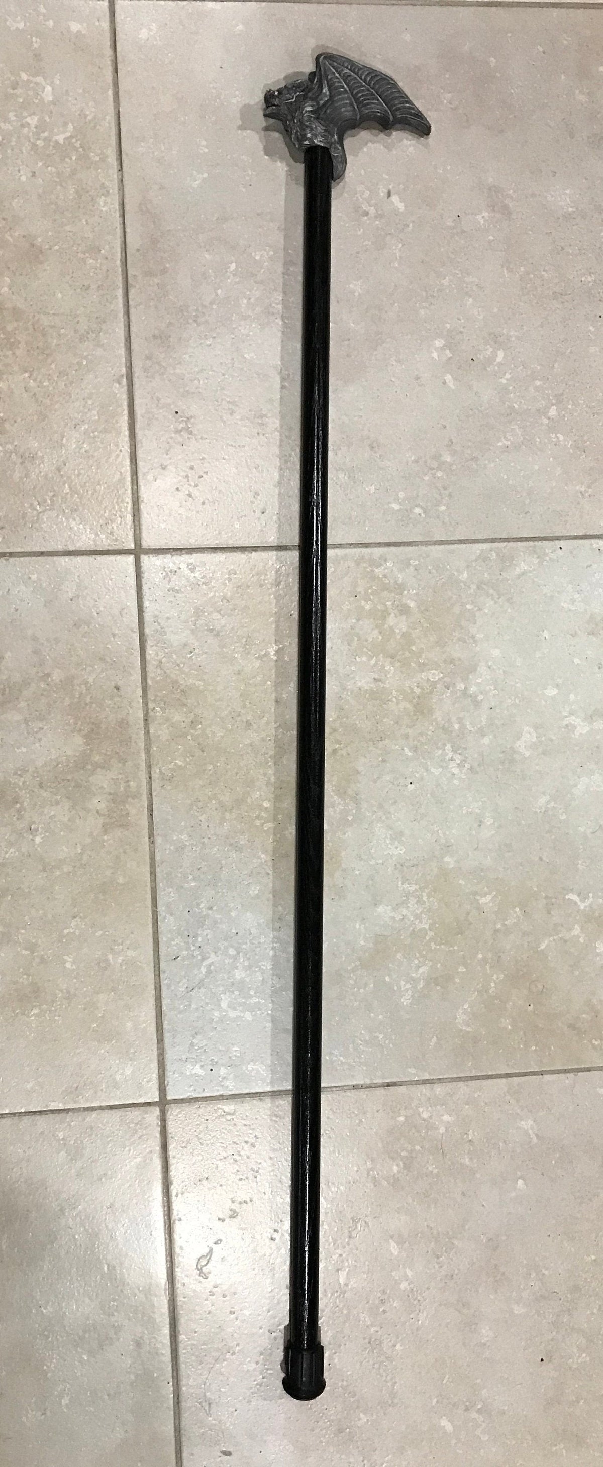 Vampire Bat Cane, Hand Sculpted Walking Stick | Victorian Gothic