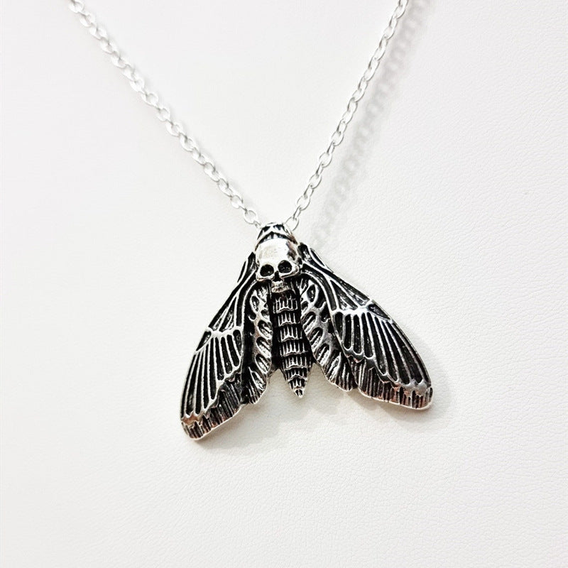 Deathmoth Pendant Necklace - Shadow Threadz Crypt