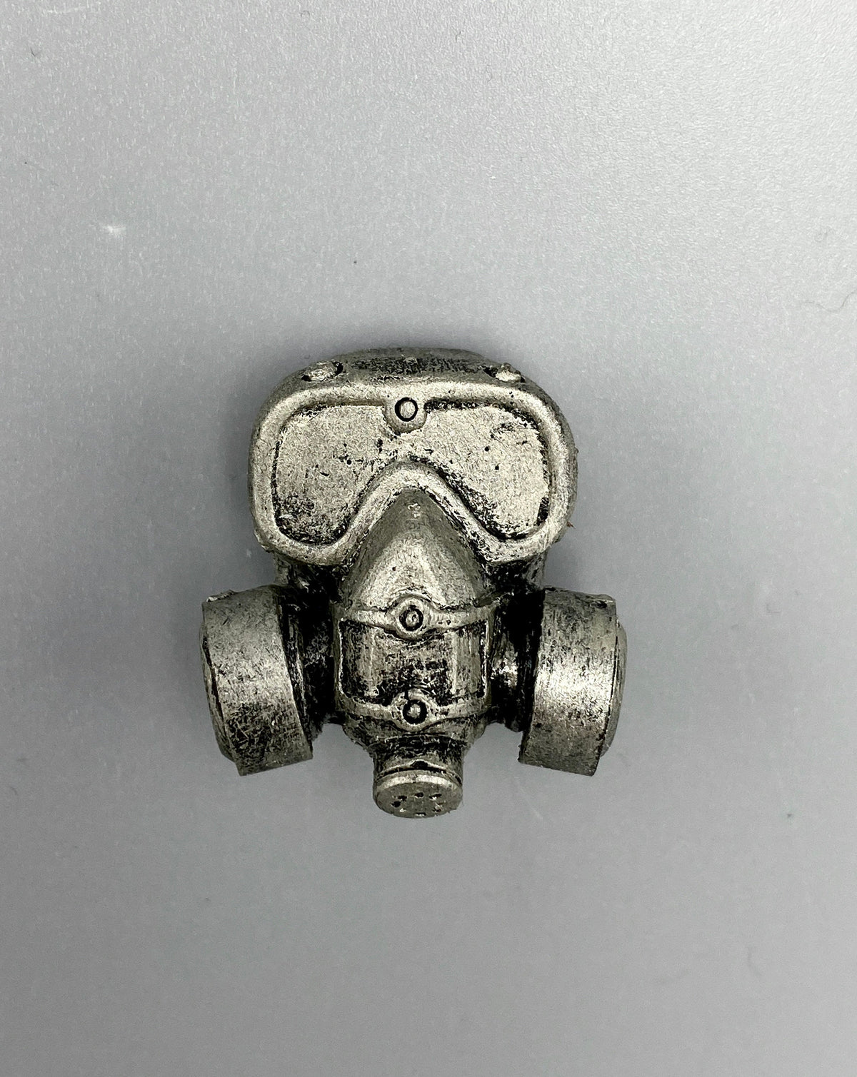 Respirator Gas Mask Magnet, Hand Painted Resin Sculpture