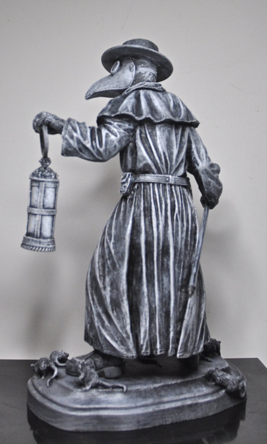 Plague Doctor, Hand Painted Resin Sculpture | Gothic Medieval