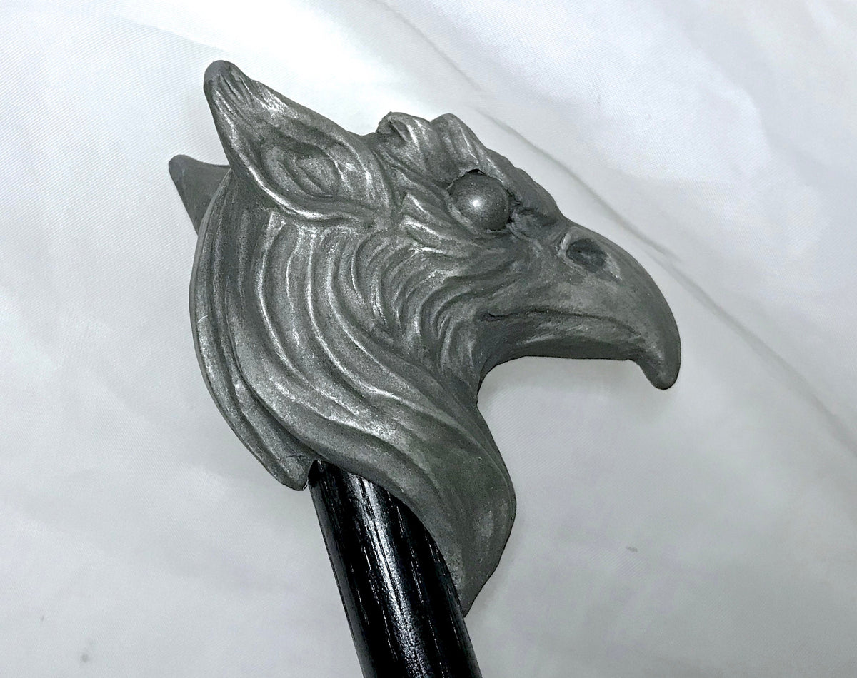 Griffin Cane, Hand Sculpted Walking Stick | Medieval Gothic