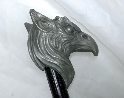 Griffin Cane, Hand Sculpted Walking Stick | Medieval Gothic