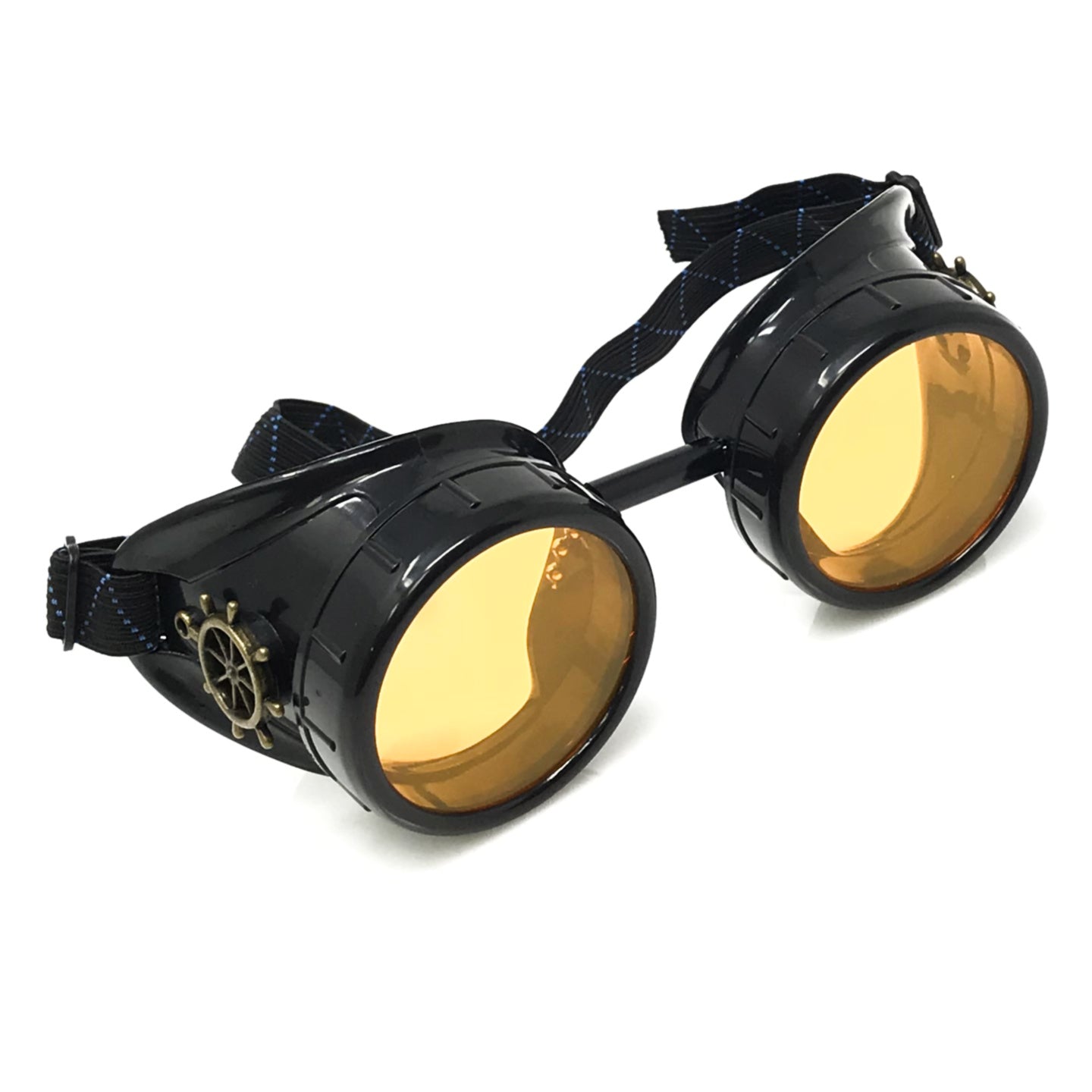 Mad Scientist Goggles – Cosplay Eyewear - orange, pink, green lenses