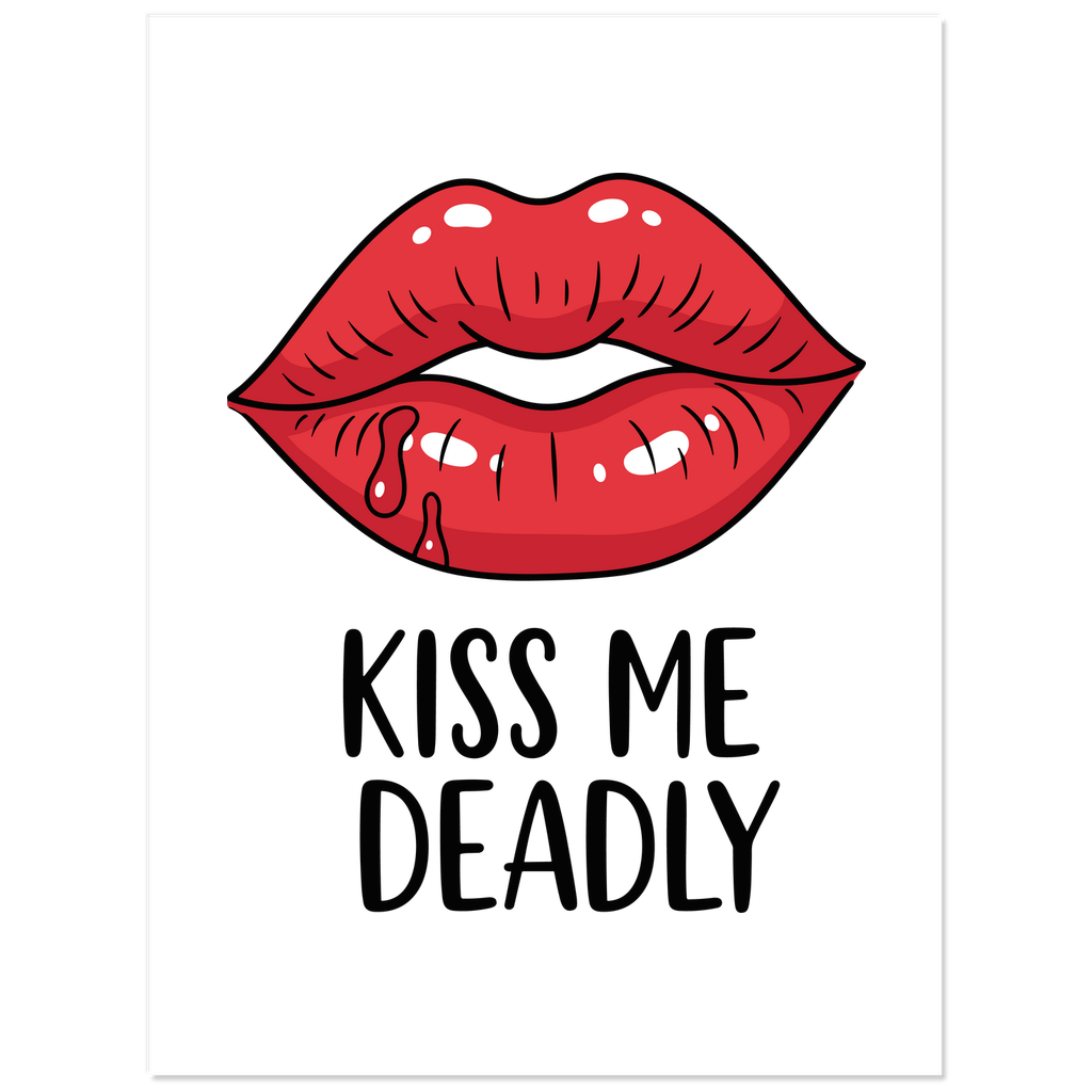 Kiss Me Horror Mini Sticker Pack (3.4inch - Individual Stickers)