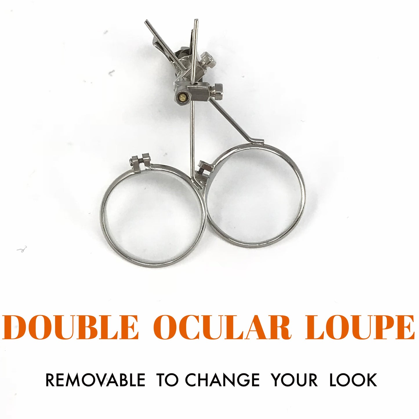 Mad Scientist - Steampunk Monocle with Magnifying Loupe – Victorian Eyepatch - neon pink, orange, green lenses